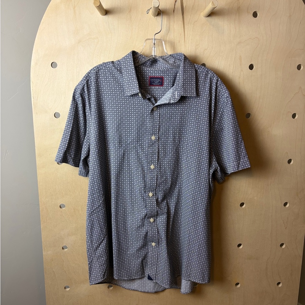 Set of 3 Men’s Patterned UNTUCKit Casual Button Down Short Sleeve Tops XL - Picture 14 of 15